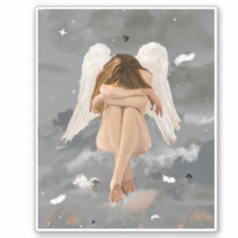 Pegatina Resting Angel Vinyl