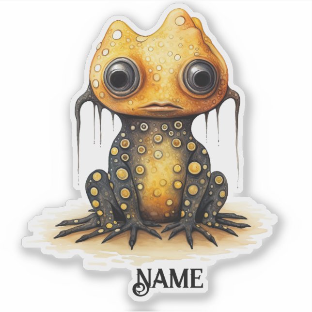 Pegatina Resumen de animales personalizados (Anverso)