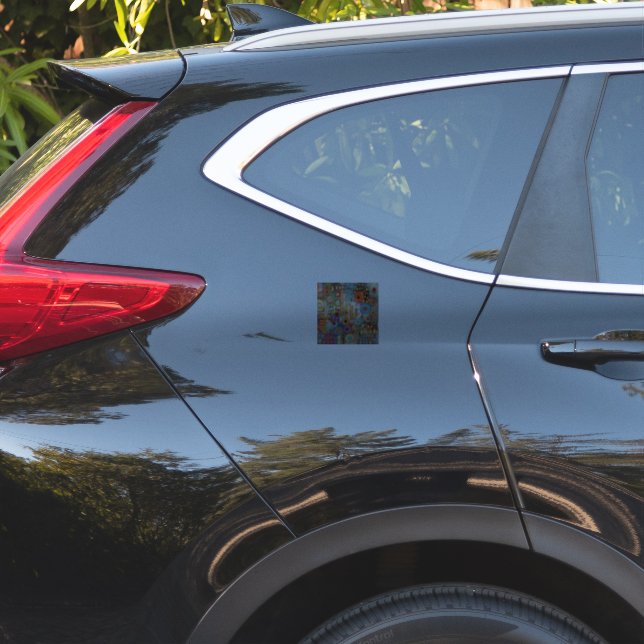 Pegatina Resumen del jardín (Parte trasera del coche)