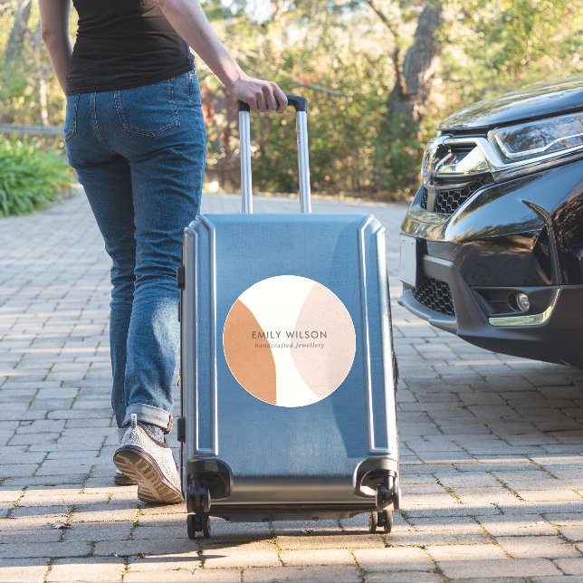 Pegatina Resumen mínimo moderno arte de Rubor de óxido (Maleta Insitu)