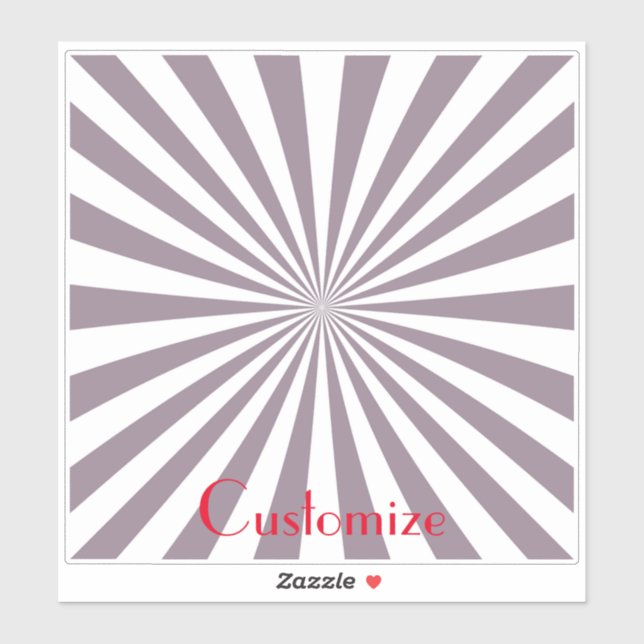 Pegatina Resumen Starburst Thunder_Cove (Hoja)