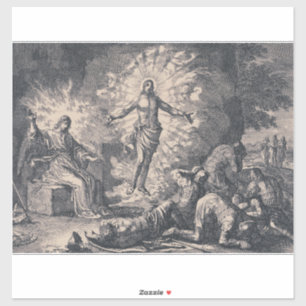Pegatina Resurrección de Jesucristo por Jan Luyken