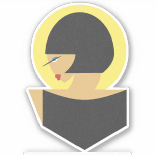 Pegatina Retrato de Bauhaus