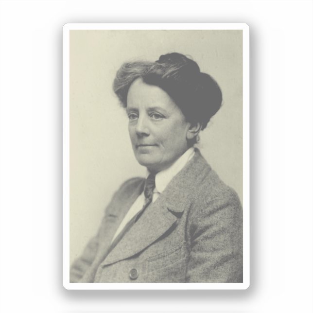Pegatina Retrato de Ethel Smyth (1922) (Anverso)