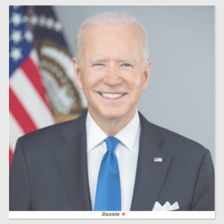 Pegatina Retrato de la Casa Blanca del presidente Joe Biden