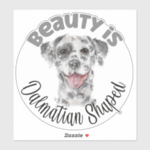 Retrato de perro dálmata acuarela