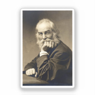 Pegatina Retrato de Walt Whitman (1869)