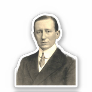 Pegatina Retrato fotográfico de Guglielmo Marconi