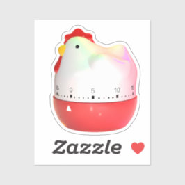 Pegatina Retro chick