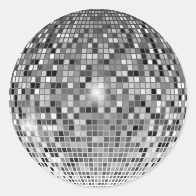 Pegatina Retro de bolas Disco - Vibes de cosecha G (Anverso)