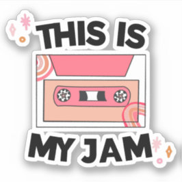 Pegatina Retro de cinta mixta de Lover