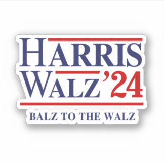 Pegatina Retro Harris Walz '24 - Balz al Walz