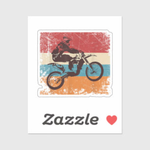 Pegatina Retro Off Road Motocross Enduro