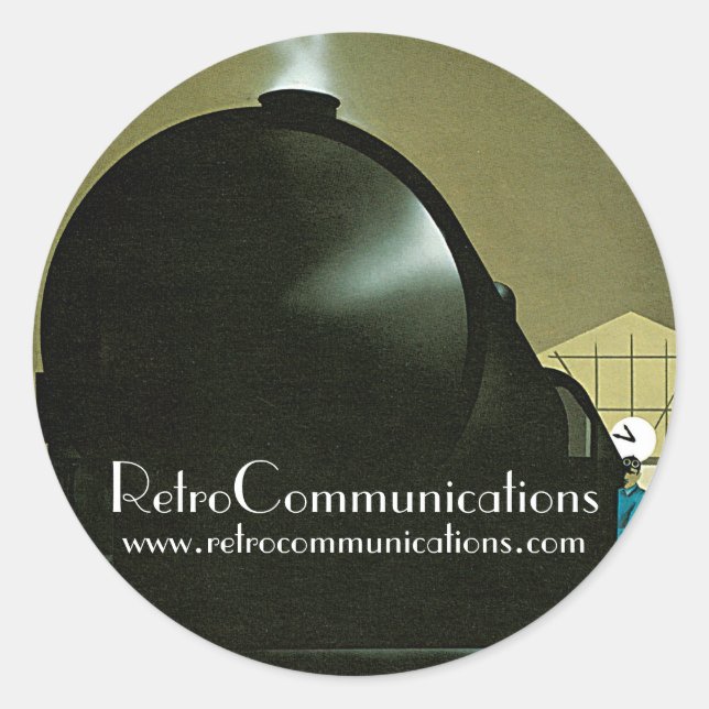 Pegatina Retro Promo - Tren (Anverso)