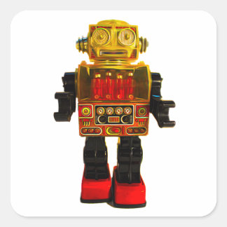 PEGATINA RETRO ROBOT.