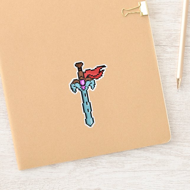 Pegatina Retro Ultimate Sword Sticker (Cuaderno)