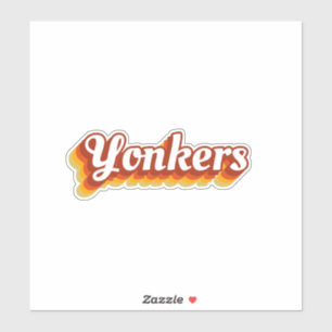 Pegatina Retro Yonkers New York