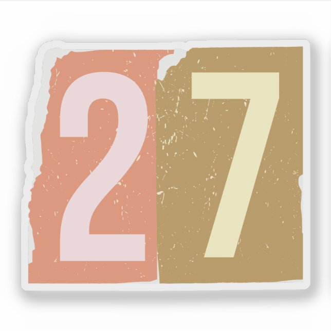 Pegatina Revista Número Rescate 27 (Anverso)
