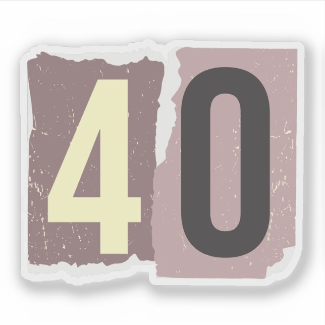 Pegatina Revista Número Rescate 40 (Anverso)