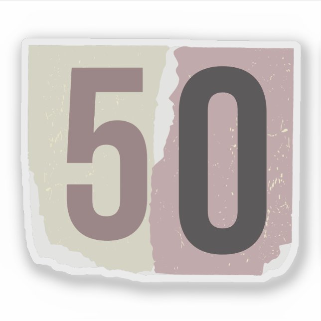 Pegatina Revista Número Rescate 50 (Anverso)