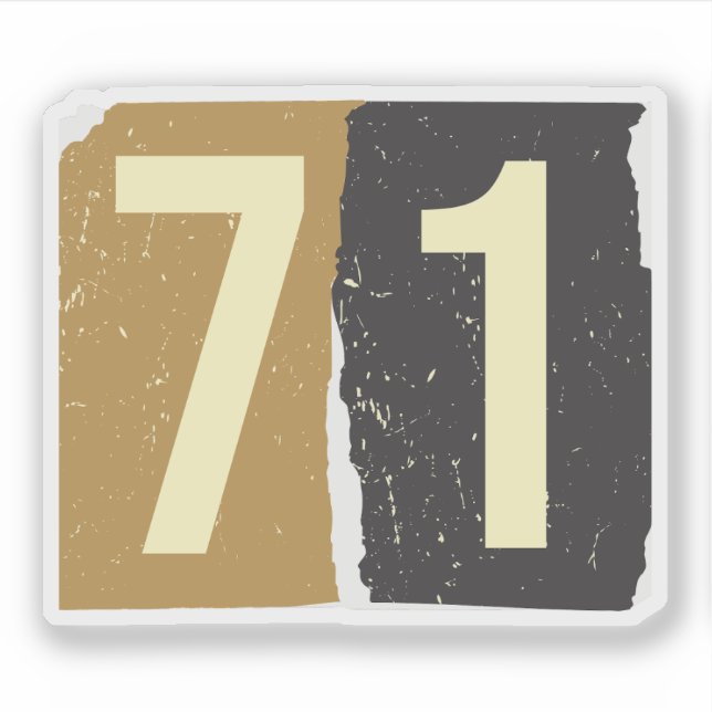 Pegatina Revista Número Rescate 71 (Anverso)