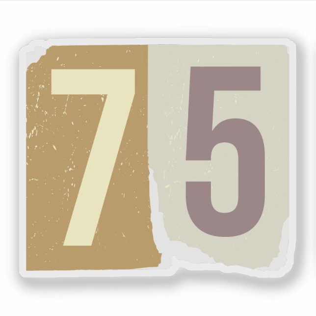 Pegatina Revista Número Rescate 75 (Anverso)