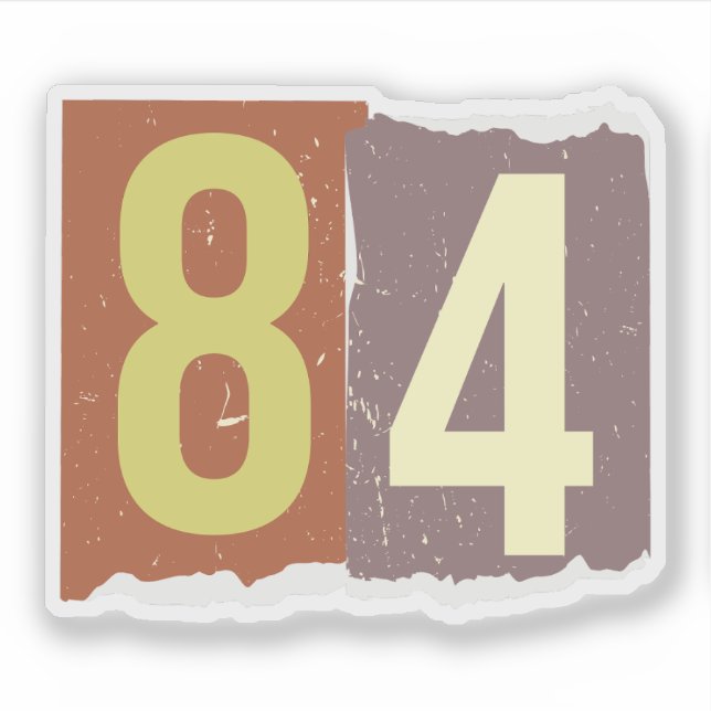 Pegatina Revista Número Rescate 84 (Anverso)