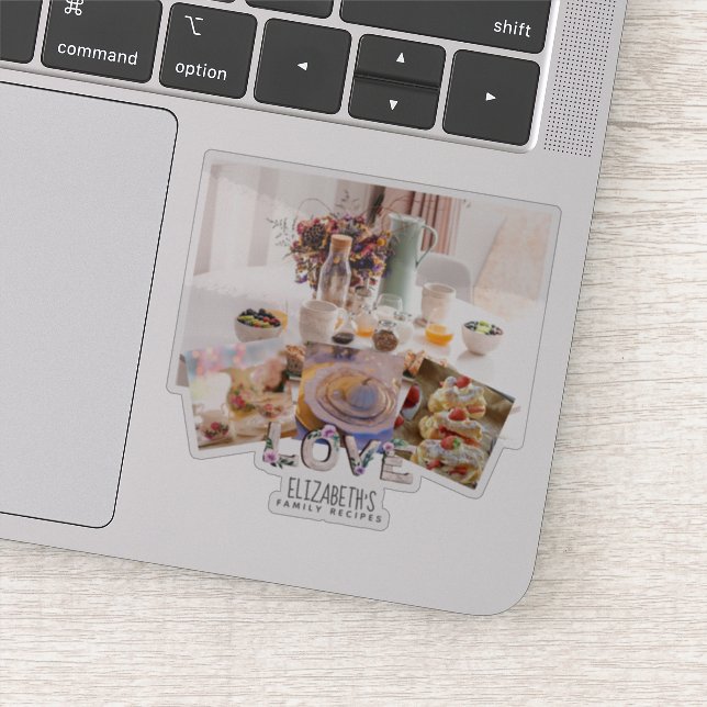 Pegatina Revista Rustic Lavender RECIPE Añadir 4 fotos de c (Detalle)