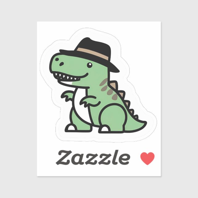 Pegatina Rex de estilo (Hoja)