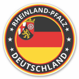 Pegatina Rheinland-Pfalz, Alemania