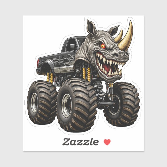 Pegatina Rhino Monster Truck Beast  (Hoja)