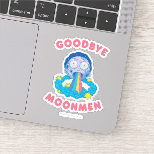 Pegatina RICK AND MORTY™   Adiós Moonmen