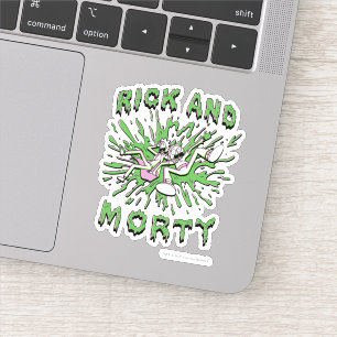 Pegatina RICK AND MORTY™   Caer En El Ácido Vat