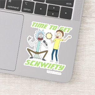 Pegatina RICK AND MORTY™   Hora De Obtener Schwifty