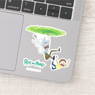 Pegatina RICK AND MORTY™   Salir Del Portal