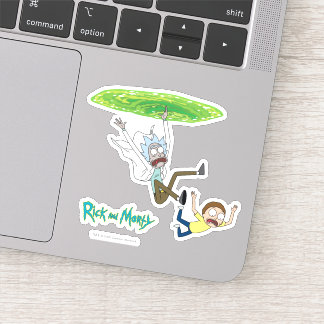 Pegatina RICK AND MORTY™ | Salir Del Portal