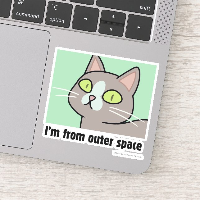 Pegatina RICK AND MORTY™ | Soy del espacio exterior (Detalle)