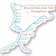 Ricketts Glen SP - Cae en pista (x-pequeño)