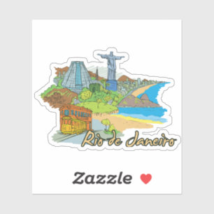 Pegatina rio de daneiro
