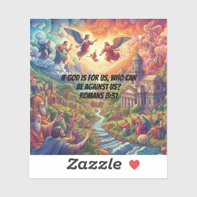 Pegatina Río Heavenly (Hoja)