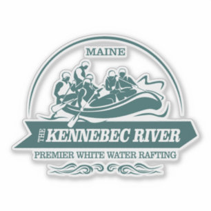 Pegatina Río Kennebec (R)