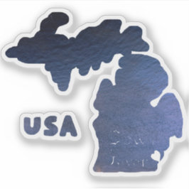 Pegatina Río Mihigan