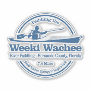Pegatina Río Weeki Wachee (SK)