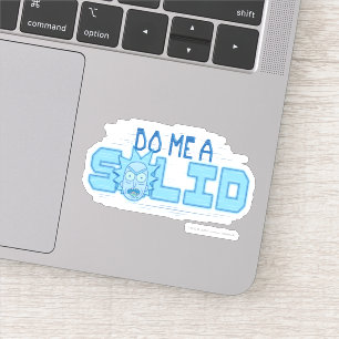 Pegatina RIQUEZA Y MORTY™  Hágame un sólido