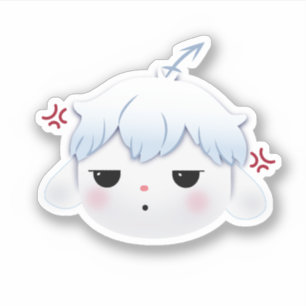 Pegatina Riri Enojado Cute Sticker