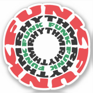 Pegatina Ritmo Funk Funk Rhythm