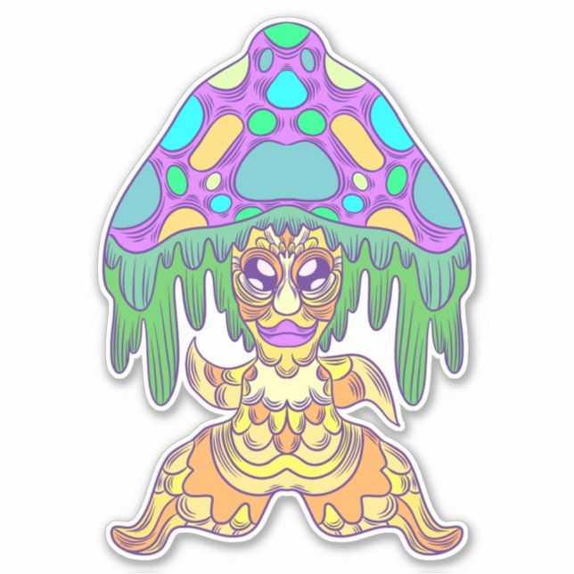 Pegatina Ritmos cósmicos (Anverso)