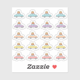 Pegatina Road Trip Car Vacation Time Adventure Bujo Planner