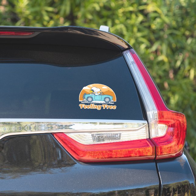 Pegatina Road Trippin | Los cacahuetes se sienten libres (Lado del coche)
