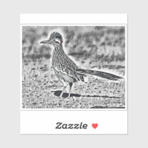 Pegatina Roadrunner Sketch